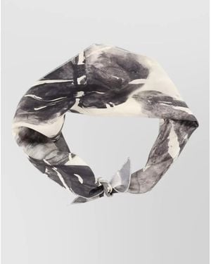 Alysi Silk Scarf - Gray