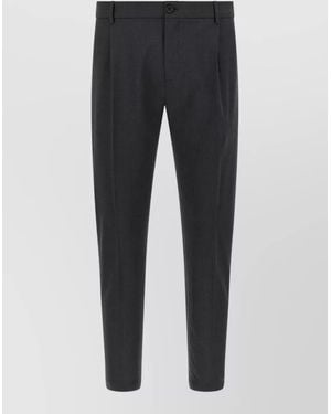 Department 5 Prince Pants Pleated Front Belt Loops - Blue