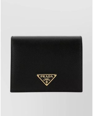 Prada Calf Leather Wallet - Black