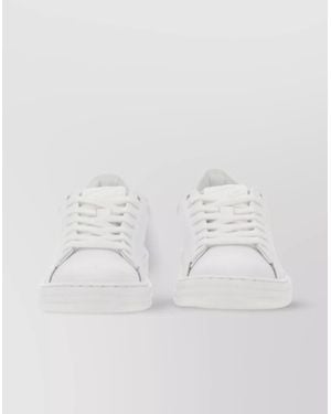 MSGM Glitter Detail Cupsole Sneaker - White