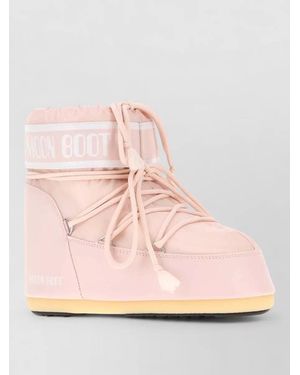 Moon Boot Nylon Icon Low Ankle Boots - Pink