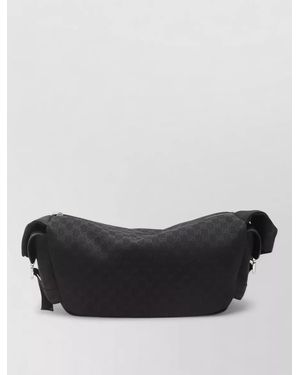 Gucci Gg Fabric Crossbody Bag - Black