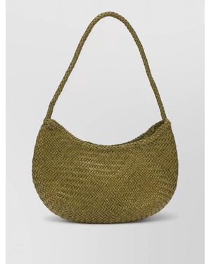 Dragon Diffusion Nova Luna Small Leather Shoulder Bag - Green