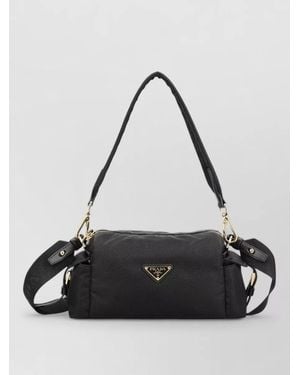 Prada Shoulder Bag Adjustable And Detachable Strap - Black
