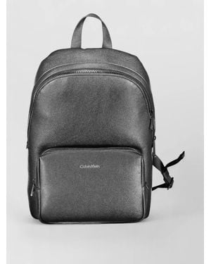 Calvin Klein Pebbled Backpack - Gray