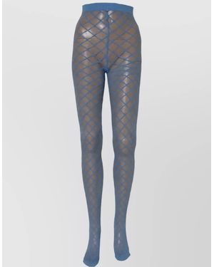 Dolce & Gabbana Nylon Fishnet Pantyhose - Blue