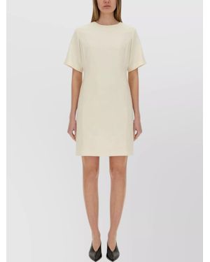 Theory Boxy Short Dress - Natural