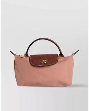 Longchamp Le Pliage Original Clutch Bag - Pink