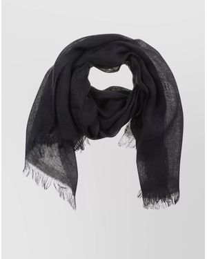 Peserico Scarf Lightness Preciousness Featuring Lurex - Black