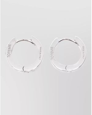 TOTEME 18Kt Hoop Earrings - Multicolour