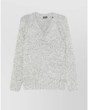 ZEGNA Cashmere V-Neck Jumper - White
