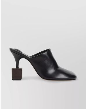 Jacquemus Leather Mules - Black