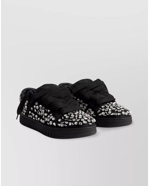 1989 STUDIO Leather Low-Top Trainers - Black