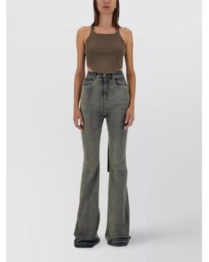 Rick Owens Cotton Tank Top - Metallic