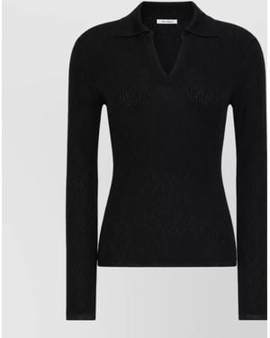 Max Mara Silk Cashmere Top - Black