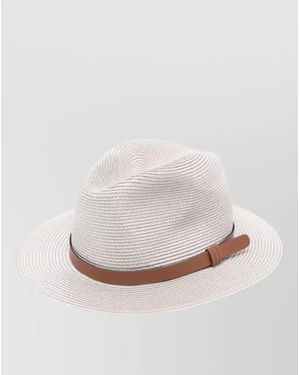 Emporio Armani Fedora Hat - Pink