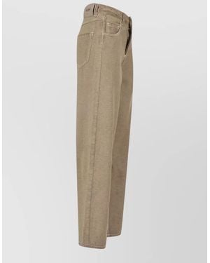 Uma Wang Straight-Leg Denim Pants - Natural