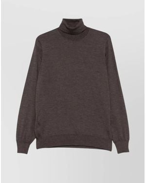 Brunello Cucinelli Cozy Turtleneck Knit Sweater - Brown