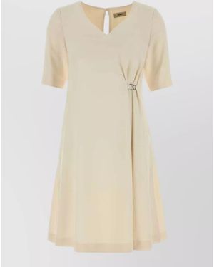 Herno Knee-Length Dress - Natural