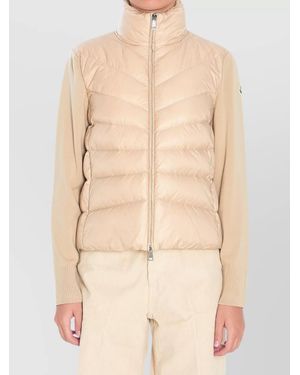 Moncler Oversized Wool Cardigan Padding - Natural