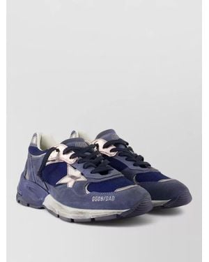 Golden Goose Leather Low-Top Sneakers - Blue