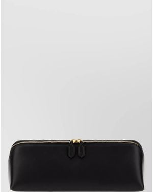 Alaïa Leather Clutch Bag - White