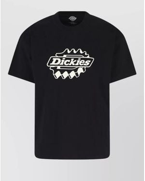 Dickies Crew Neck Short Sleeve Cotton Top - Black