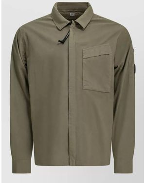 C.P. Company Cotton Overshirt Jacket - Green
