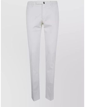 Incotex Cotton Chino Tailored Trousers - White