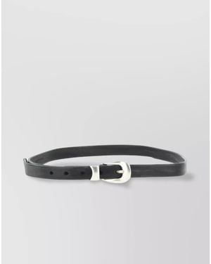 Our Legacy Adjustable Smooth Finish Belt - Metallic