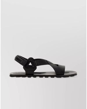 Jil Sander Leather Sandals - Multicolour