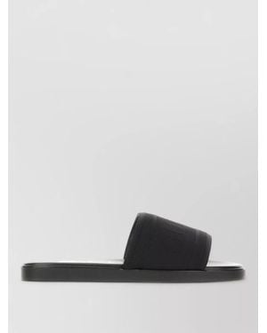 Gucci Flat Sole Open Toe Slide Sandals - Multicolour