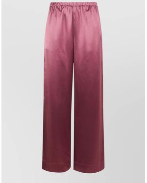 By Malene Birger Wide-Leg Pajama Bottoms - Red