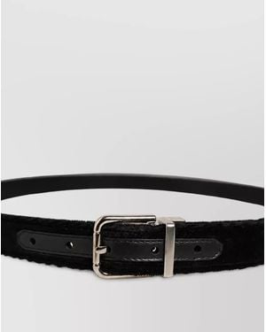 Dolce & Gabbana Leather Belt - Black