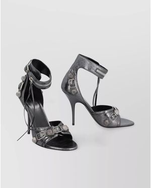 Balenciaga High Heel Sandals - Metallic