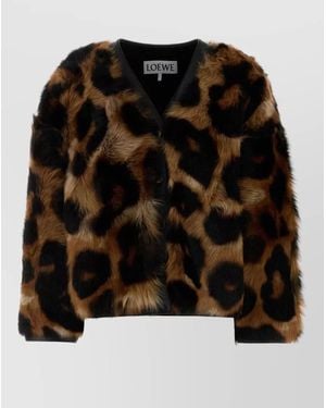 Loewe Shearling Jacket - Black