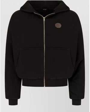Willy Chavarria Hooded Jacket - Black
