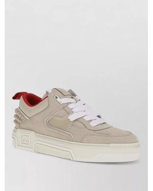Christian Louboutin Leather Studded Low-Top Trainers - Multicolour