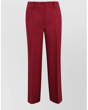 P.A.R.O.S.H. Tailored Pleated Pants Button Front Design