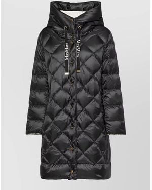 Max Mara Down Parka Coat - Black