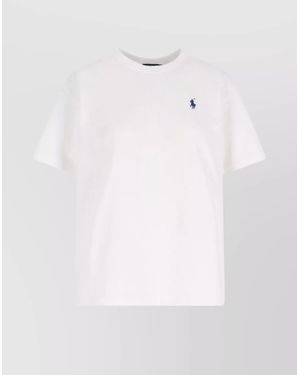 Polo Ralph Lauren Crew Neck Short Sleeves Top - White