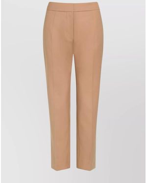 Patou Straight-Leg Tailored Pants - White