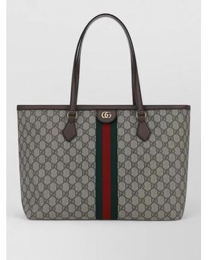 Gucci Polyethylene Tote Bag - Gray