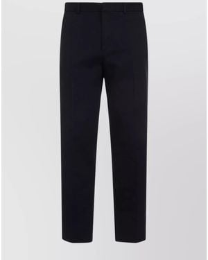 Gucci Cotton Straight-Leg Chino Pants - Blue