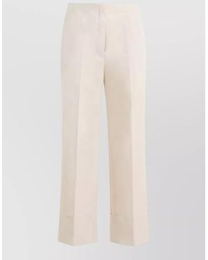 Theory Wide-Leg Trousers - White