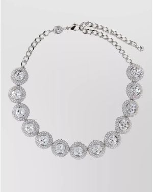 Swarovski Una Angelic Metal Necklace Adjustable Chain - White