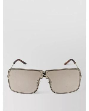 Fendi Maison Sunglasses Fe40195U Gradient Square Frame - Natural