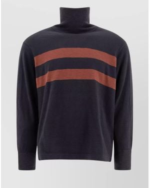 RRL Cotton Turtleneck Jumper - Blue