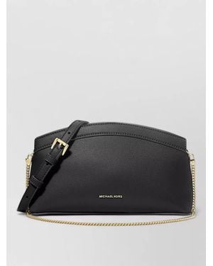 Michael Kors Leather Crossbody Bag - Black