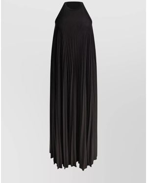 Sportmax Open Back Maxi Dress - Black